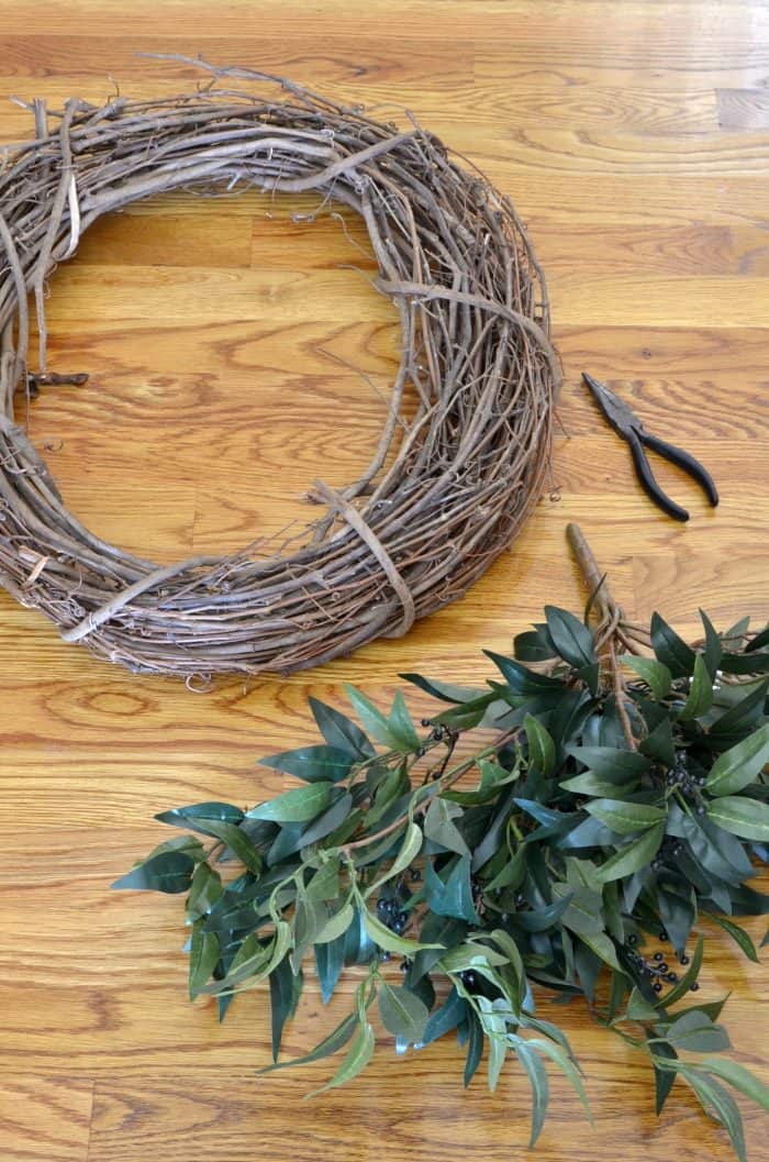 DIY Farmhouse Style Wreath - At Home With The Barkers